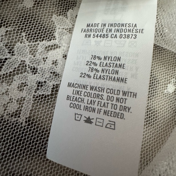 Aerie Level Up Lace Layering T-shirt in Soft Muslin Size Small - Picture 12 of 17